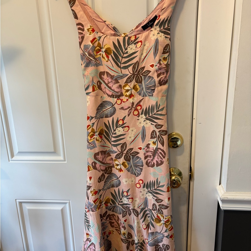 Floral Sleeveless Maxi Dress